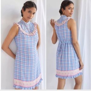 Anthropologie x Plenty x Tracy Reese Sleeveless Plaid Mini  NWT size extra small